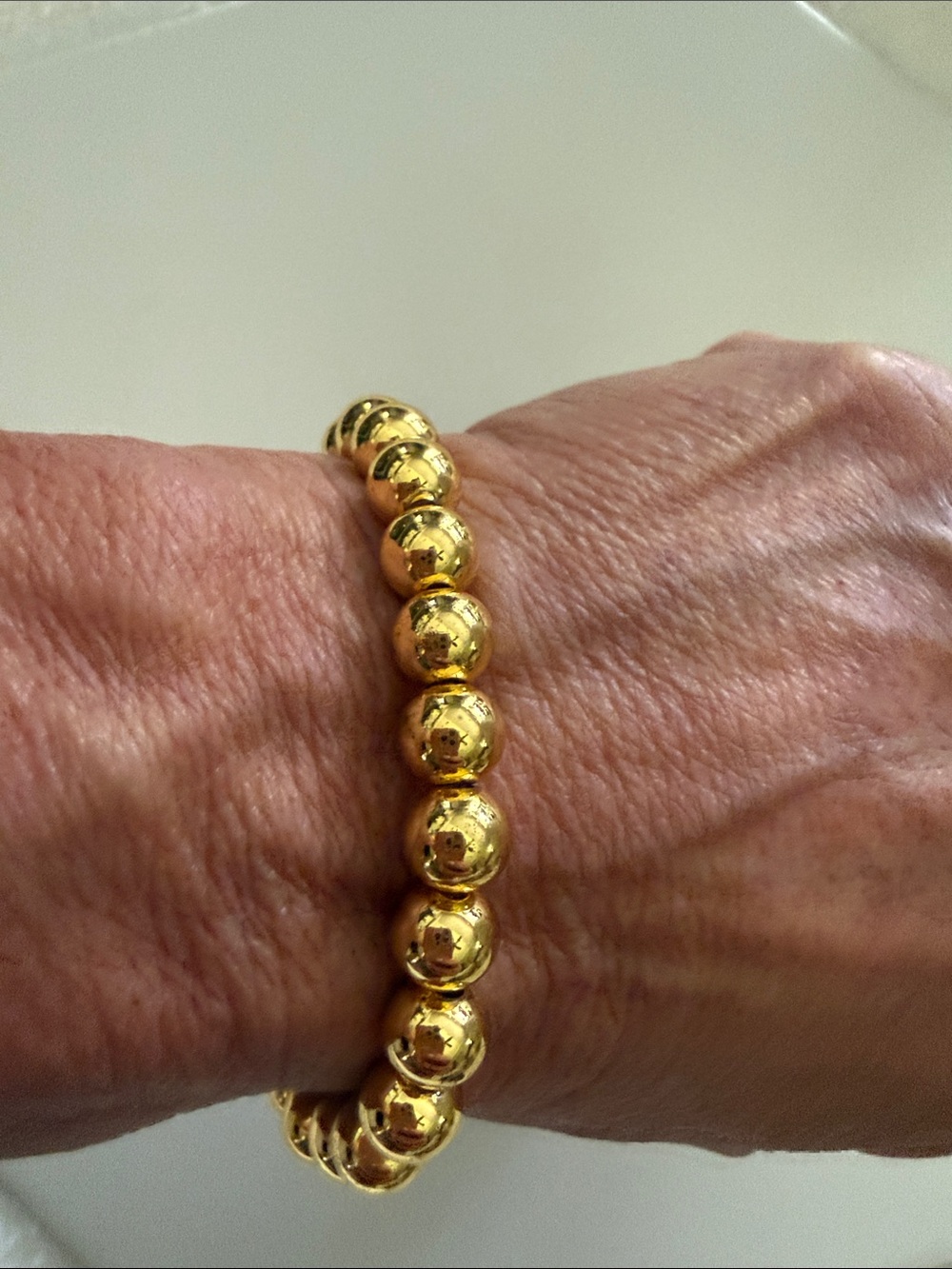 NWOT - Zenzii Gold Beaded Stretch Bracelet - Women Jewelry